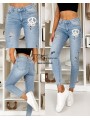 Spodnie Jeansy damskie  , Size xs-xl,paczka 12szt,