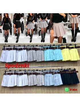 Spódnica krótka  damskie , Size UNI,paczka 6szt,mix kolor