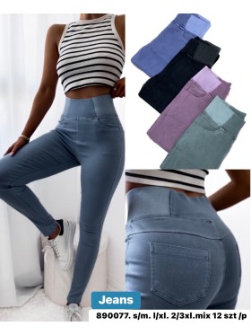 Spodnie   Jeansy damskie  , Size S-3XL paczka 12szt,mix kolor