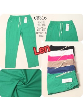 Spodnie damskie  , Size XL-6XL,paczka 12szt,MIX kolor