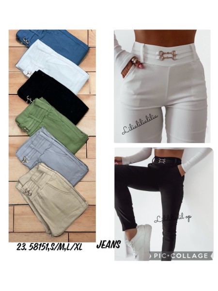 Spodnie  Jeansy damskie , size S-xl , paczka 12szt,MIX kolor