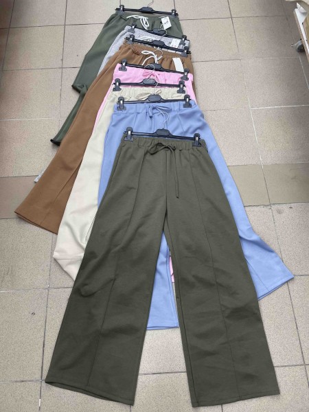 Spodnie damskie Włoski, size uni, paczka 6szt, mix kolor