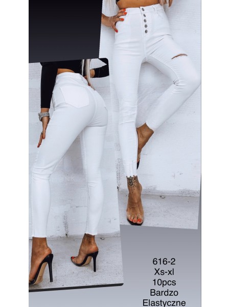 Spodnie Jeansy damskie , size xs-xl , paczka 10szt,