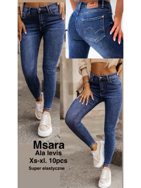 Spodnie Jeansy damskie M'sara, size xs-xl , paczka 10szt,