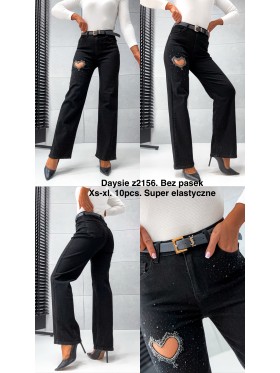Spodnie Jeansy damskie , size XS-XL, paczka 10szt,