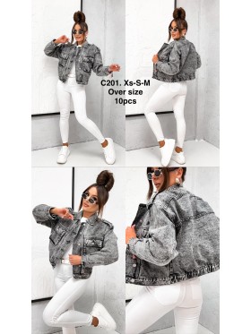 Kurtki Jeansowe damskie , size XS-M, paczka 10szt,