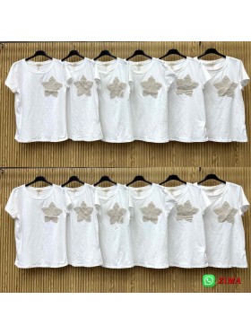 Bluzki damskie , size uni, paczka 6szt,mix kolor