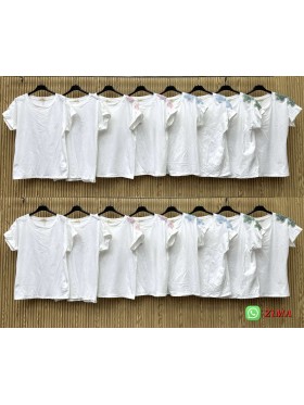 Bluzki damskie , size uni, paczka 6szt,mix kolor