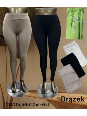 Legginsy damskie , size 2-6xl, paczka 12szt,mix kolor
