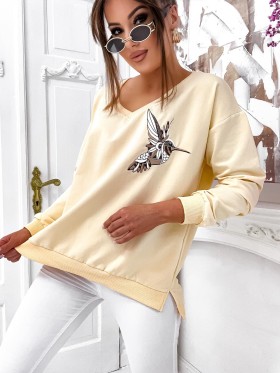 Bluzy damskie Tureckie, size uni, paczka 6szt,1 kolor