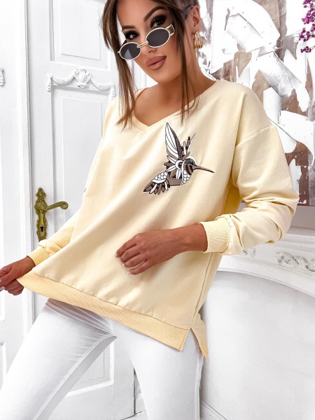 Bluzy damskie Tureckie, size uni, paczka 6szt,1 kolor