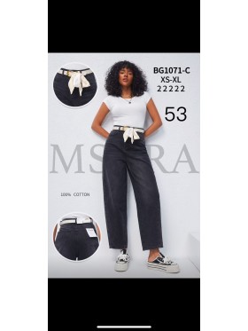 Spodnie Jeansy damskie M'sara, size XS-XL, paczka 10szt,