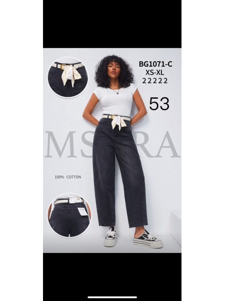 Spodnie Jeansy damskie M'sara, size XS-XL, paczka 10szt,