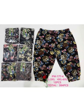 Spodenki damskie , size L-6xl, paczka 12szt,MIX kolor