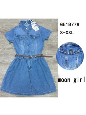 Sukienki Jeansowe damskie , size S-2XL, paczka 10szt,