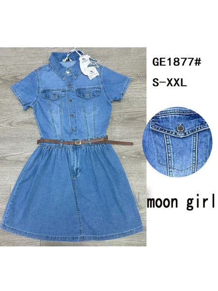 Sukienki Jeansowe damskie , size S-2XL, paczka 10szt,