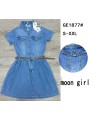 Sukienki Jeansowe damskie , size S-2XL, paczka 10szt,