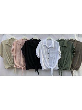 Koszule damskie Włoskie , size UNI, paczka 6szt,mix kolor