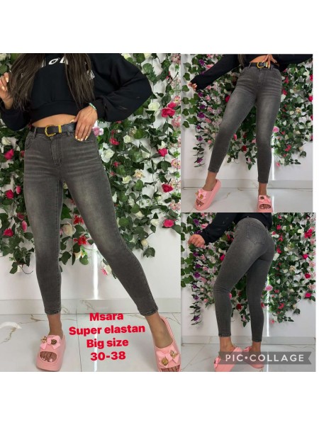 Spodnie Jeansy damskie M'sara , size 30-38, paczka 10szt,
