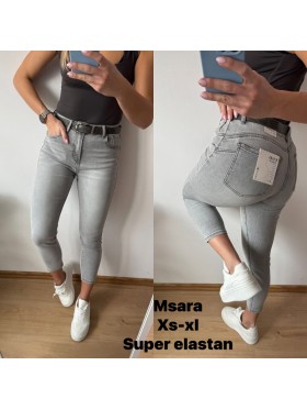 Spodnie Jeansy damskie M'sara , size XS-XL, paczka 10szt,