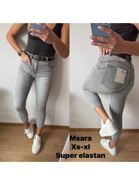 Spodnie Jeansy damskie M'sara , size XS-XL, paczka 10szt,